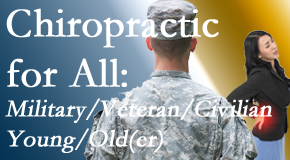Hollstrom & Associates Inc delivers back pain relief to civilian and military/veteran sufferers and young and old sufferers alike!