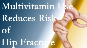 Hollstrom & Associates Inc presents new research that shows a reduction in hip fracture by those taking multivitamins.