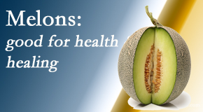 Hollstrom & Associates Inc shares how nutritiously good melons can be for our chiropractic patients’ healing and health.