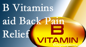 Hollstrom & Associates Inc may include B vitamins in the Largo chiropractic treatment plan of back pain sufferers. 