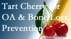 Hollstrom & Associates Inc shares that tart cherries may enhance bone health and prevent osteoarthritis.