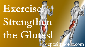 Largo chiropractic care at Hollstrom & Associates Inc incorporates exercise to strengthen glutes.