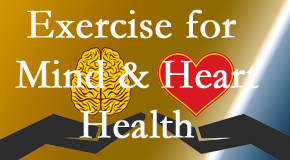 A healthy heart helps maintain a healthy mind, so Hollstrom & Associates Inc encourages exercise.