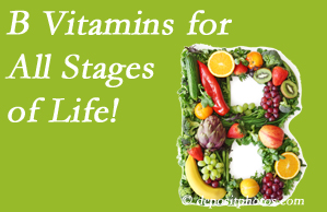  Hollstrom & Associates Inc suggests a check of your B vitamin status for overall health throughout life. 