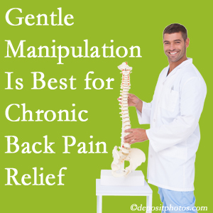 Gentle Largo chiropractic treatment of chronic low back pain is superior. 