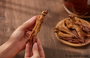 Largo chiropractic nutrition tip: picture  of red ginseng for anti-aging and anti-inflammatory pain