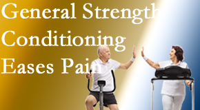 Hollstrom & Associates Inc helps patients find the right exercise for them to strengthen their spine and body to best ease back pain. 