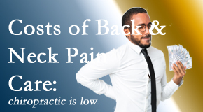 Hollstrom & Associates Inc explains the various costs associated with back pain and neck pain care options, both surgical and non-surgical, pharmacological and non-drug. 