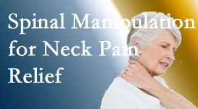 Hollstrom & Associates Inc delivers chiropractic spinal manipulation to decrease neck pain. Such spinal manipulation decreases the risk of treatment escalation.