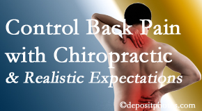 Hollstrom & Associates Inc helps patients set realistic goals and find some control of their back pain and neck pain so it doesn’t necessarily control them. 