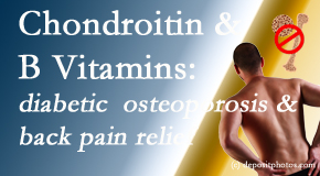 Hollstrom & Associates Inc shares nutritional advice for back pain relief that includes chondroitin sulfate and B vitamins. 