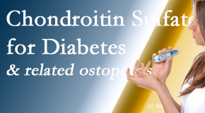 Hollstrom & Associates Inc presents new info on the benefits of chondroitin sulfate for diabetes management of its inflammatory and osteoporotic aspects.