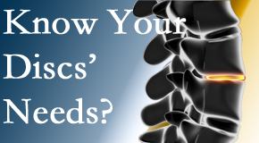 Your Largo chiropractor knows all about spinal discs and what they need nutritionally. Do you?