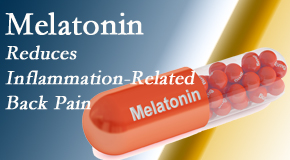 Hollstrom & Associates Inc presents new findings that melatonin interrupts the inflammatory process in disc degeneration that causes back pain.