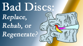 Hollstrom & Associates Inc offers conservative care for degenerated, bad discs to help back pain sufferers enjoy their lives now.