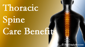 Hollstrom & Associates Inc wonders at the benefit of thoracic spine treatment beyond the thoracic spine to help even neck and back pain. 