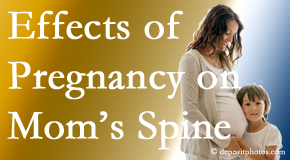 Largo mothers are predisposed to develop spinal issues as they grow older.