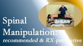 Hollstrom & Associates Inc provides recommended spinal manipulation which may help reduce the need for benzodiazepines.