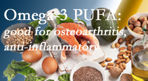 Hollstrom & Associates Inc treats pain – back pain, neck pain, extremity pain – often linked to the degenerative processes associated with osteoarthritis for which fatty oils – omega 3 PUFAs – help. 