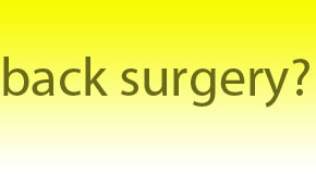 back surgery image