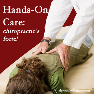 image of Largo chiropractic hands-on treatment