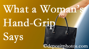 Hollstrom & Associates Inc measures the Largo handgrip strength of female patients as a marker of back pain and much more!