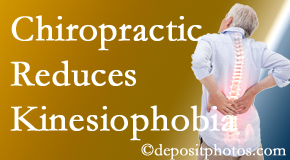Largo back pain patients who fear moving may cause pain – kinesiophobia – often get over that fear with chiropractic care at Hollstrom & Associates Inc.