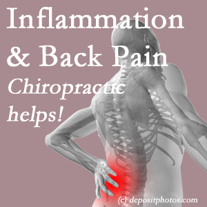 The Largo chiropractic care offers back pain-relieving treatment that is shown to reduce related inflammation as well.