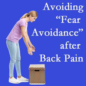 Largo chiropractic care encourages back pain patients to resist the urge to avoid normal spine motion once they are through their pain.